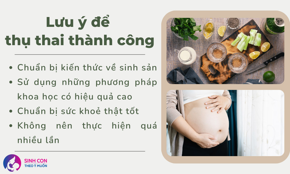 Lưu ý để vợ chồng thụ thai thành công